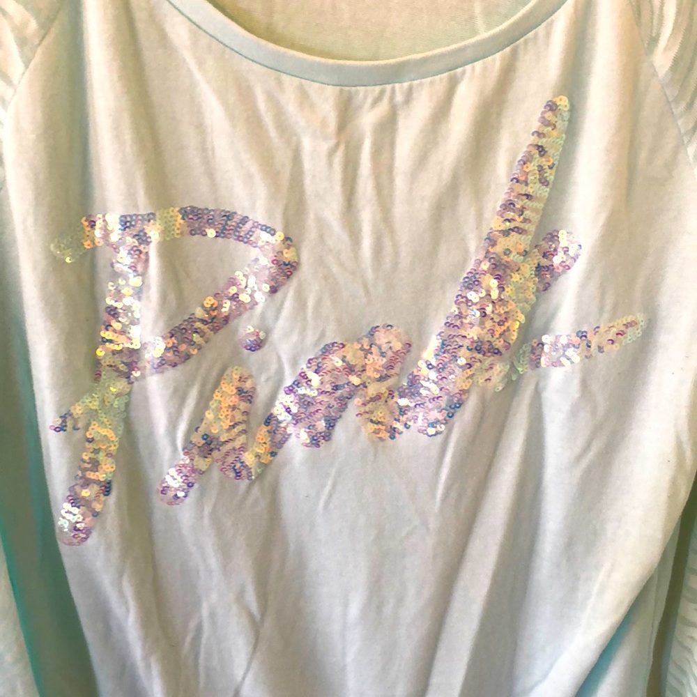 PINK mint green top - Picture 3 of 4